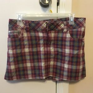 Abercrombie and Fitch ‘00 plaid miniskirt